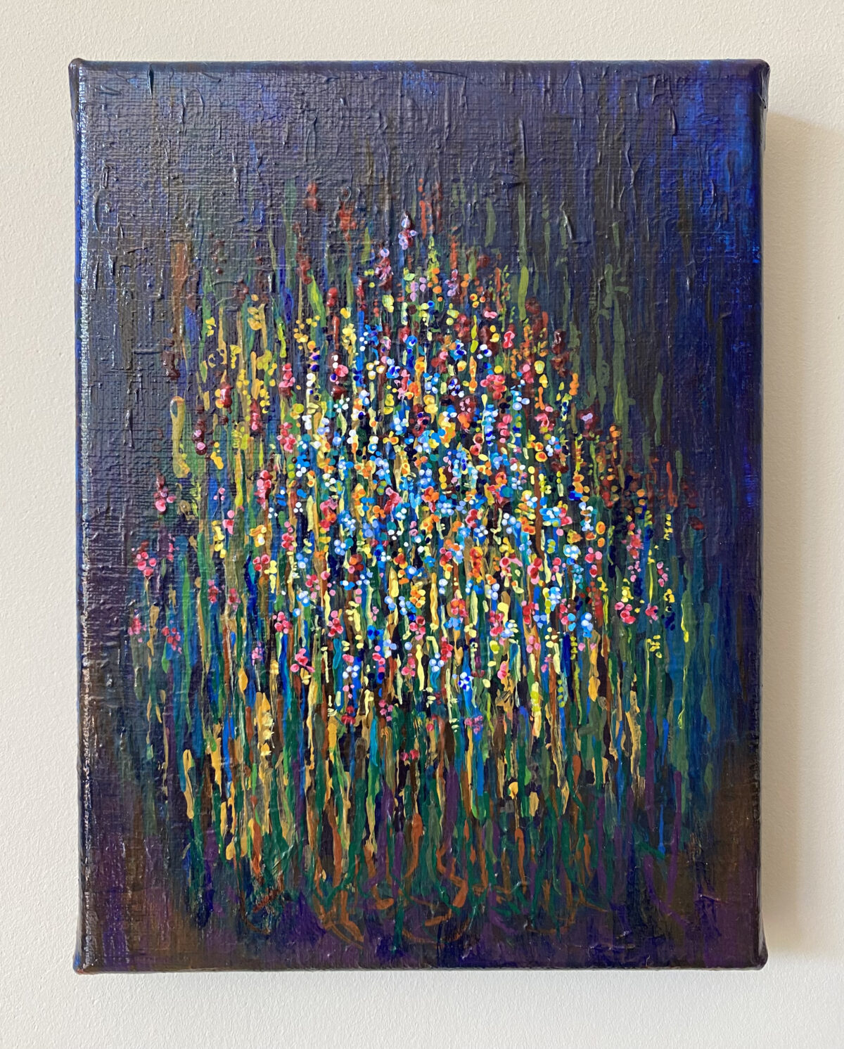 Flowers, schilderij van Renske Welie