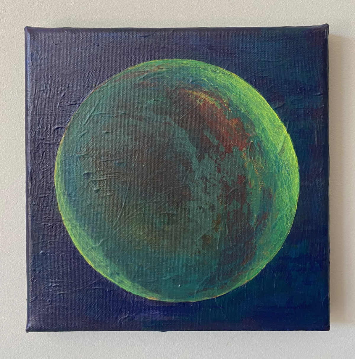Some Planet, schilderij van Renske Welie